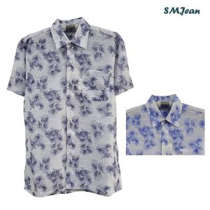 SMJ1332 남자 반팔 남방 셔츠 중년 남성 여름 남방