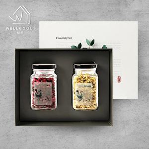 [웰굿]프리미엄 꽃차 2종 선물세트 5A(복사,아카시아)
