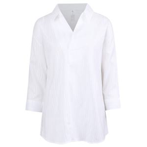 쟈가드 오픈넥 카라 면 셔츠 BLS-WSH-0261-아이보리