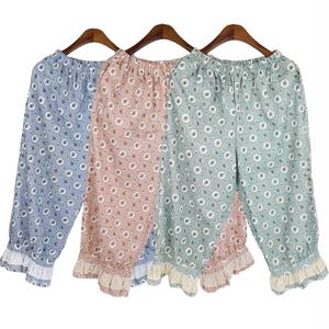 꿈나라 아사면 7부 파자마/여성 면 잠옷바지 홈웨어