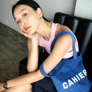 [lapalette] 에센셜 데님 에코백 BF2SB337_2color