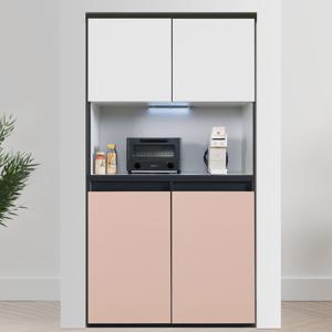 2단1000 빌트인 냉장고형 주방수납장 오브제 홈카페 팬트리장