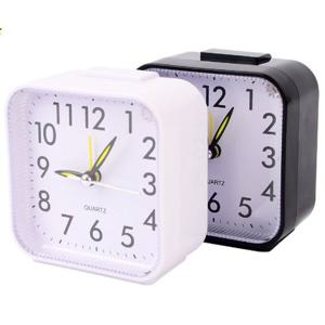 심플사각시계 무소음 탁상시계 미니시계 스누즈시계