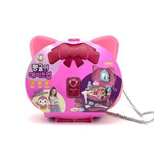 [우토 토이즈]펭글이 메이크업 가방세트 역할놀이 장난감
