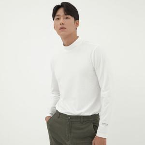 [지센옴므] 기모 터틀넥 긴팔 티셔츠 MCTSM803_WH
