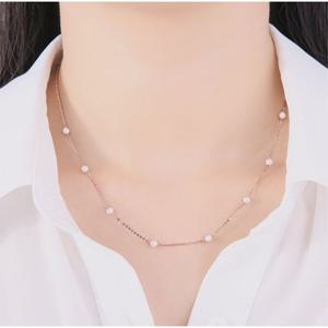 [로이드]14K GOLD담수진주 초커 슬라이드형 목걸이 LNN19055G