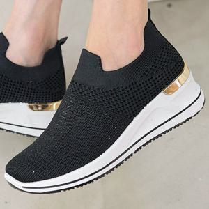 [더힐슈즈] 골드굽 여성여자 슬립온 운동화 스니커즈 5cm/3color