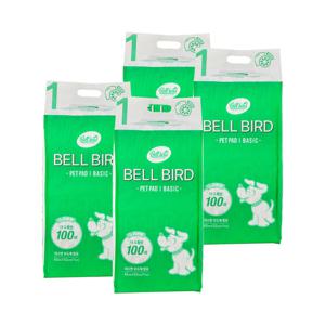 [펫클럽] 벨버드 베이직패드 400매 (100매*4세트), 강아지 패드