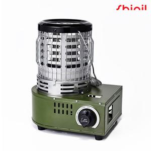 신일전자 SCG-1400W 가스 캠핑난로 낚시 야외 휴대용 카키