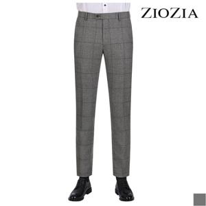 [지오지아] 베이지 멀티 체크 정장팬츠 (ABA4SP1205)