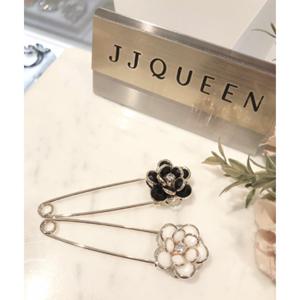 [JJQUEEN] 까미 꽃 옷핀브로치 Bhr0246