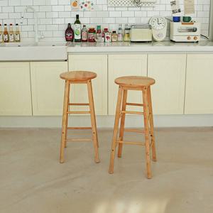 [에코상사] 원목 카페 높은의자 더블린 바스툴 아일랜드식탁의자