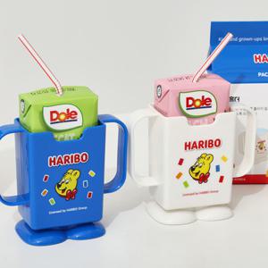 하리보 매일유업 요미요미 유기농주스 우유 두유 125ml/ 팩홀더