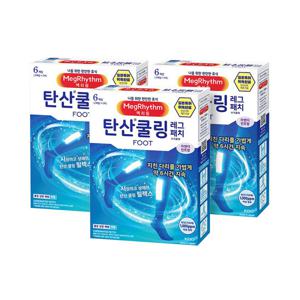메구리즘 멕리듬 레그 패치 탄산 쿨링 6매입 3팩