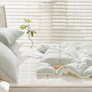 [파르페by알레르망] 크루 밍크극세사 차렵이불세트 Q