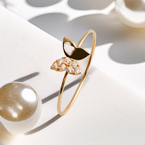 [엘렌쥬얼리] 14K 플라잉 나비 링 금 반지