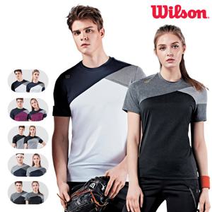 윌슨 남여 반팔티셔츠 5251-5260 라운드티 테니스복 배드민턴복