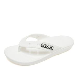 크록스 남성 클래식 플립 슬리퍼 쪼리 화이트 207713-100