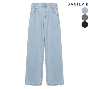 [바닐라비] 뒷밴딩 비스코스 데님 팬츠