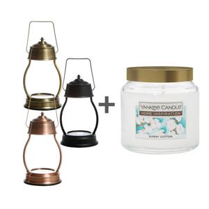 양키캔들 HI밸류 미듐자+허리케인 워머 세트(+전구)