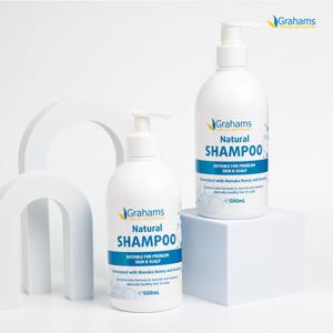 그라함스 내추럴 샴푸 500mL 건조 민감 두피 99%자연유래성분