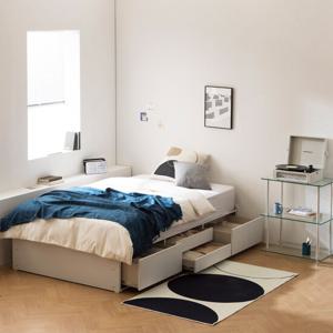 젠티스 디노 무헤드 4단 통서랍형 수납 침대 SS [베이직 본넬]