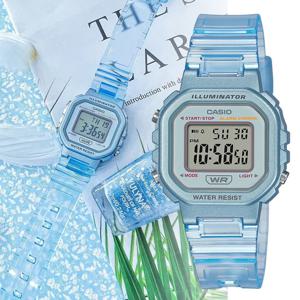 카시오 투명 클리어 학생 미니 경량 LA-20WHS-2A 아동 전자 시계