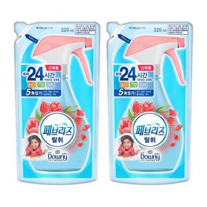 페브리즈 섬유탈취제 리필형 320ml 다우니향 2ea