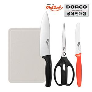 도루코 마이셰프 뉴베이직 칼도마4종(식도+가위+과도+도마)