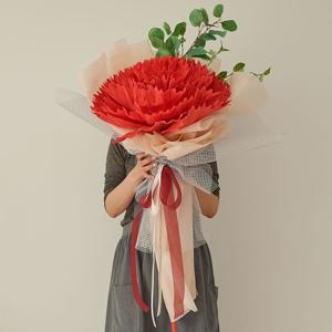 크나큰 카네이션 꽃다발+상장카드