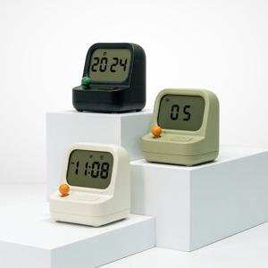 오르미 게임보이 무소음 공부타이머 뽀모도로 스톱워치 알람 탁상시계