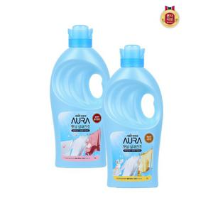 [샤프란]아우라 햇살실내건조 섬유유연제 1L x 3개 (코튼/플로럴