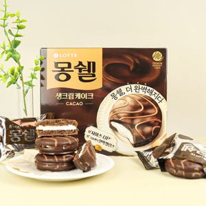 롯데제과 몽쉘 생크림케이크 카카오 408g