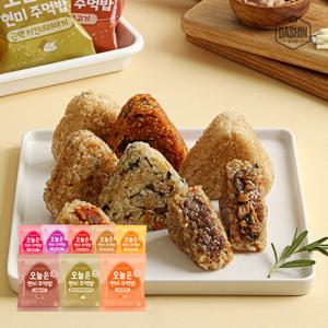 [다신샵] 저당 곤약&현미 주먹밥 10종 50팩 / 국내산 현미 누룽지