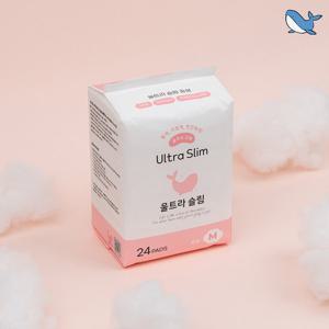 춤추는고래 대용량 생리대 중형 24P x 1팩