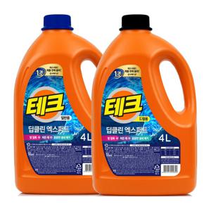 [엘지생활건강]테크 딥클린 엑스퍼트 세제 4L 일반/드럼 선택1