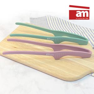 [에이엠]이태리 파스텔 실리콘 주방집게 고기집게 캠핑집게 불고기집게 민트