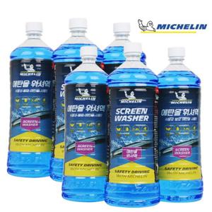 [무료배송] 미쉐린 차량용 에탄올 워셔액 1.8L 6개입