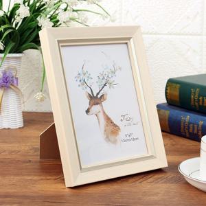 모던프레임 사진 액자(5x7) (베이지) 웨딩 돌사진액자