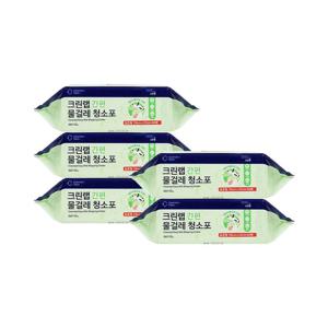 크린랩 간편 물걸레 청소포 표준형 40매 x 5개 / 청소물티슈