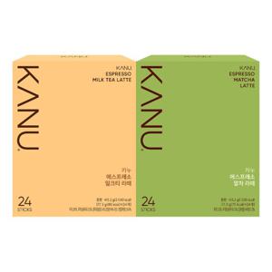 카누 에스프레소 말차라떼 24T+에스프레소 밀크티라떼 24T