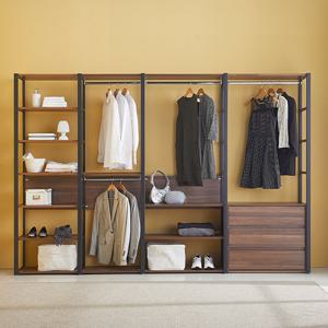 [지베스] 그리드2 철제 드레스룸 시스템장 3000 B