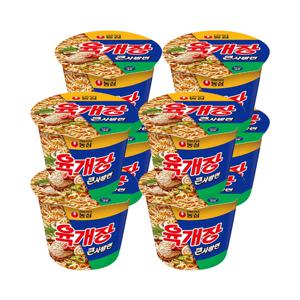 농심 육개장 큰사발면 110g x8개 / 컵라면 큰컵