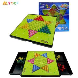 명인랜드 중형 자석식 체커스 (M-207) (다이아몬드게임)