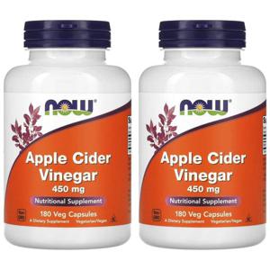 해외배송 NOW Foods 나우푸드 애플 사이다 비네거 450mg 애사비 180정 2개 Apple Cider Vinegar
