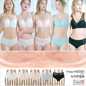 [프리모션 비비안] 런닝형 무빙 노와이어 브라팬티 16종(RS679)