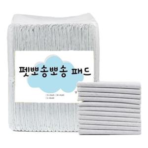 강아지 배변패드 화이트중형M(45x60cm) x 50매 x 36g