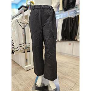 에꼴리에 세이브존03 포인트 카고 포켓 보드 바지 23D0254-BK