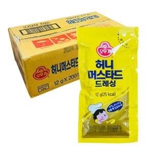오뚜기 허니머스타드드레싱 12g 1박스 (200개입)