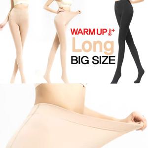 [마이핏]빅사이즈 기모스타킹 살색스타킹 키큰 학생스타킹 3켤레 융털 겨울스타킹